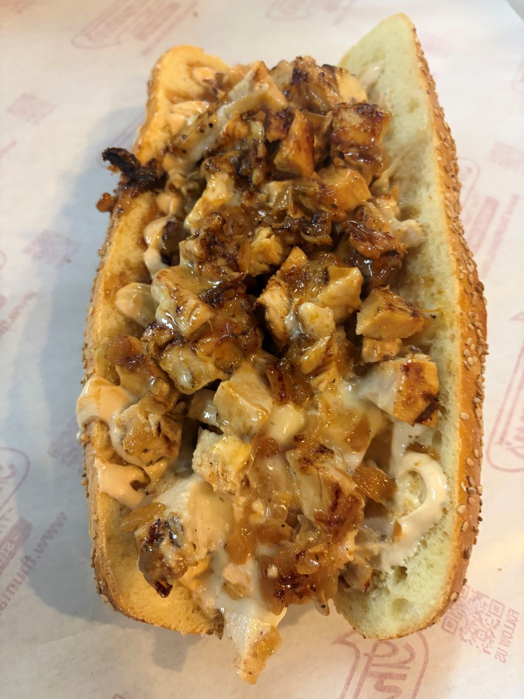 HOT HONEY CHIPOLTE CHICKEN CHEESESTEAK