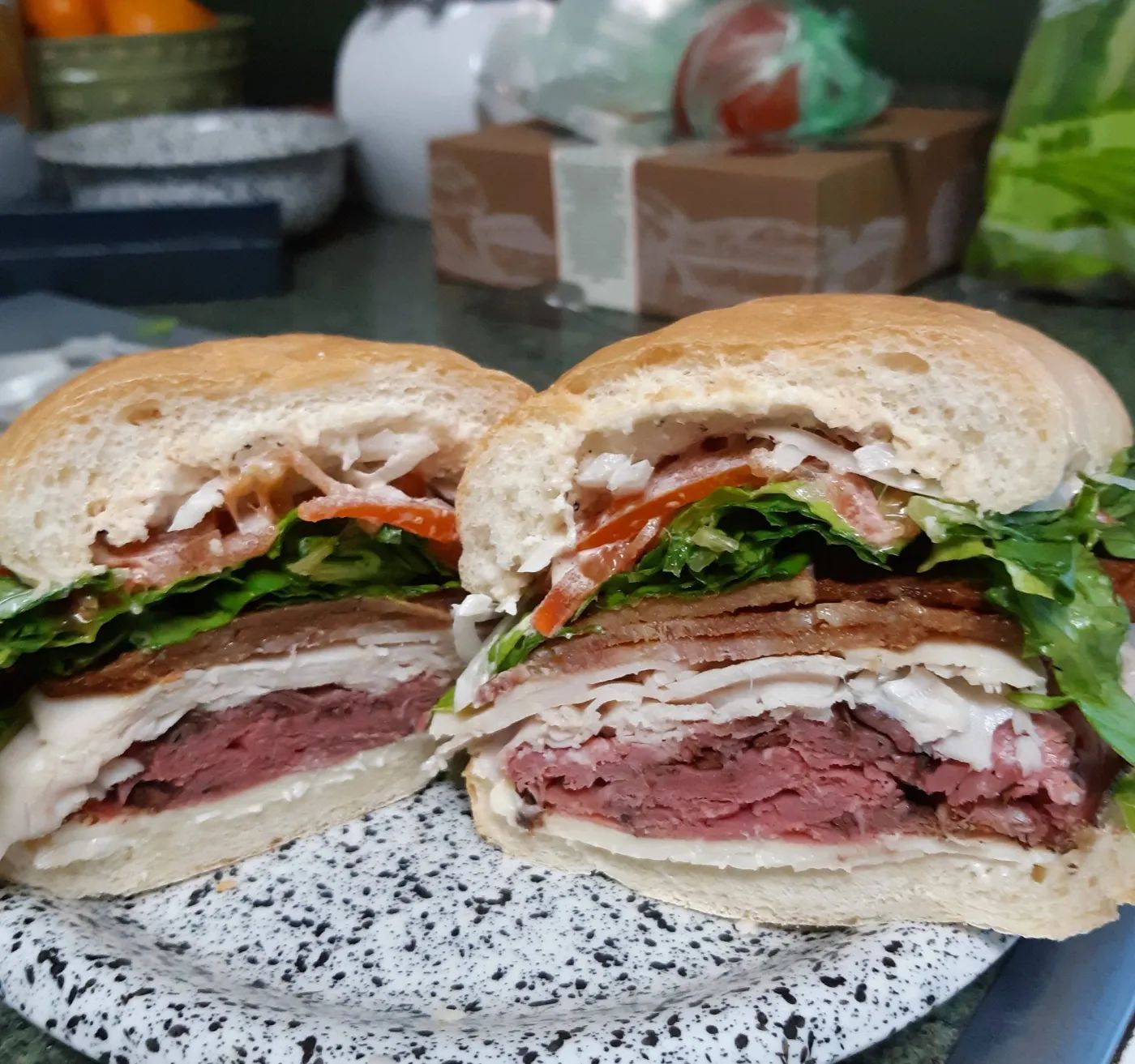 ROAST BEEF & TURKEY HALF