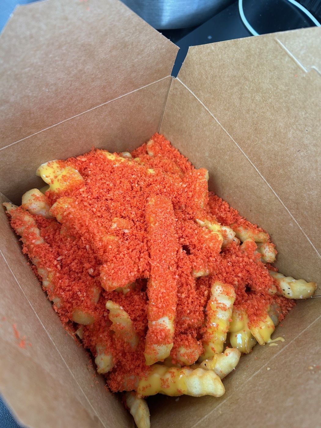 HOT CHEETO CHEESE FRIES