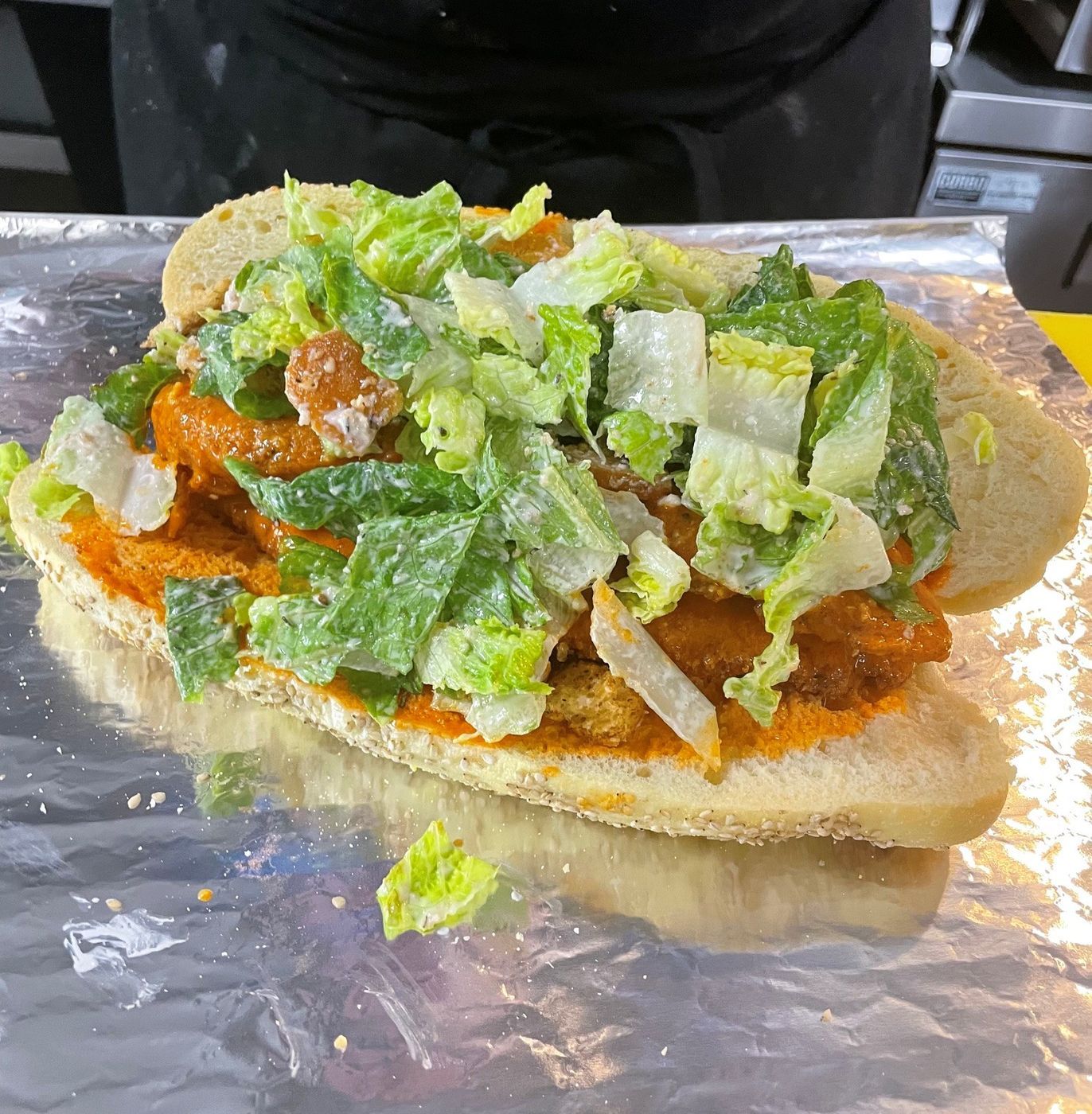 BUFFALO CARMELA MARIE (CHICKEN CAESAR ON SEMOLINA)